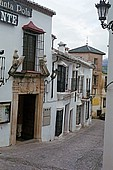 Ronda, traditional homes in the old city 